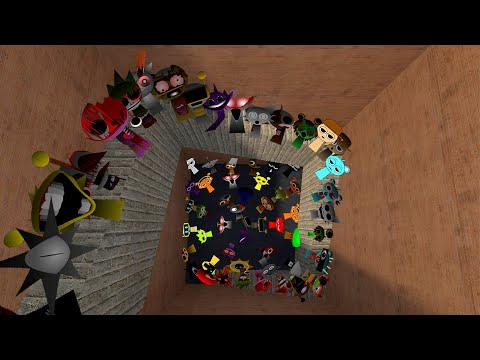 Видео: Кошмарный Спрунки Некстбот Преследуй меня в Лабиринте Gmod!