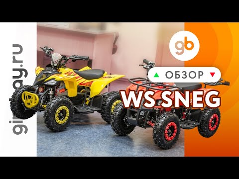 Видео: WHITE SIBERIA SNEG LETO & SNEG MINI - детские электроквадроциклы для резвых покатушек!