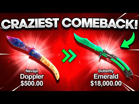 Видео: САМОЕ БЕЗУМНОЕ ВОЗВРАЩЕНИЕ В ИСТОРИИ CSGORoll??? (от 500 до 18 000 долларов)
