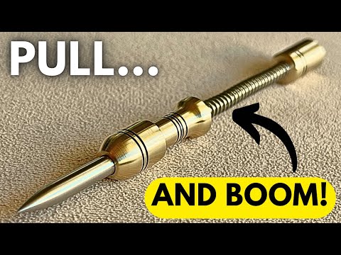 Видео: Я построил самый лучший в мире перфоратор с пружинным приводом