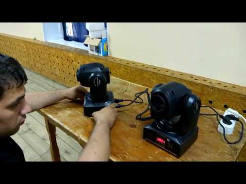 Видео: Китайская голова 30W MINI Moving Head Light (01)