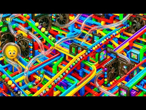 Видео: Gentle Marble Run ASMR | Безопасный визуальный отдых для людей с СДВГ и аутизмом