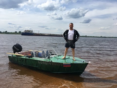 Видео: Лодка ПРОГРЕСС - 2 с мотором  Mercury  F30 ELPT EFI.