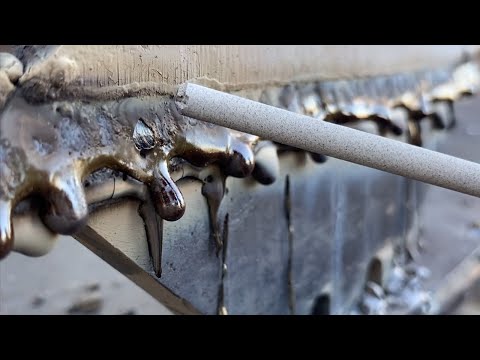 Видео: Испытание электросваркой в ​​горизонтальном положении
