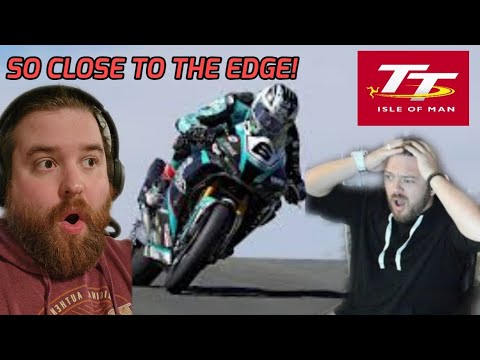 Видео: ОПАСНО!! Реакция болельщика NASCAR на «Мотогонку TT Isle of Man — величайшее шоу на Земле»