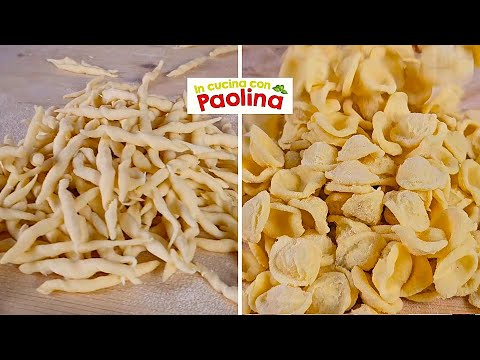 Видео: Свежая домашняя паста. Без яиц. 🍝 2 рецепта, которые вы не захотите пропустить! Трофи и ореккьетте