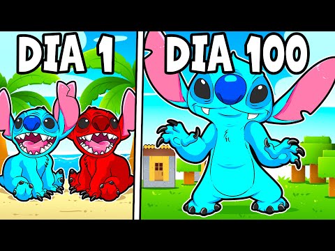 Видео: ВЫЖИВАНИЕ 100 ДНЕЙ в MINECRAFT в роли STITCH