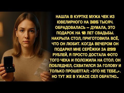 Видео: Свекрови — бриллианты за 385 000, а мне на годовщину — стекляшки за 299₽. Но что было дальше...