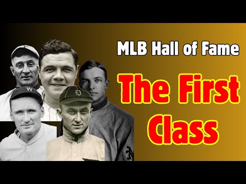 Видео: Первый класс MLB. Первый выпуск Зала славы Главной лиги бейсбола, 1936 год. Кобб и Рут.