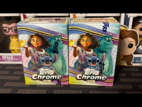 Видео: Открытие коробки с бластерами Chrome 2025 от Disney Topps!