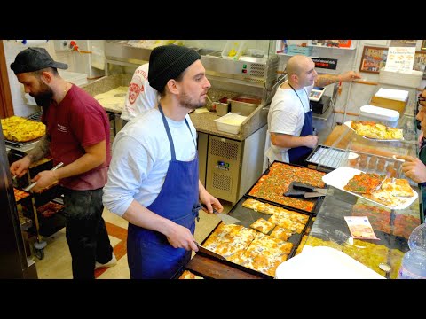 Видео: Пиццерия, недавно открытая четырьмя римскими молодыми людьми, стала хитом с первого дня!