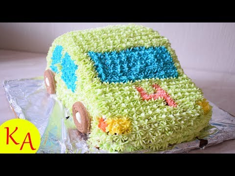 Видео: Детский торт машинка просто и доступно