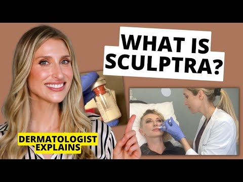 Видео: Что такое Sculptra? Дерматолог объясняет, как делать инъекции Sculptra для лица и советы по лечен...