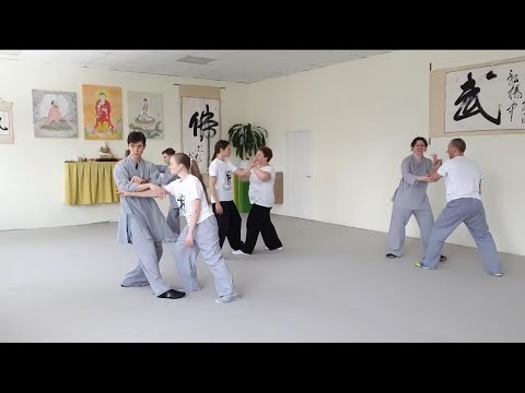 Видео: Тайцзи и туйшоу на языке учеников | занятия в Школе Заповедное Искусство