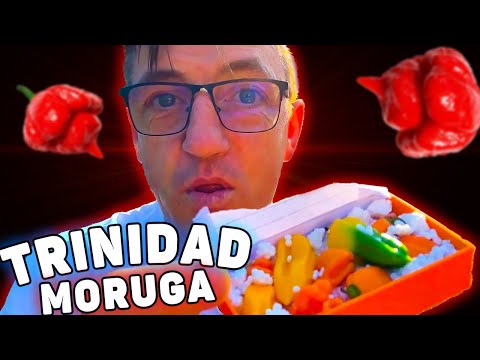 Видео: Пробуем Огонь на вкус Trinidad Scorpion Самый острый перец в мире Тринидад скорпион