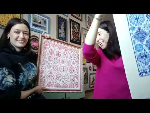 Видео: Алина и Евгения. Вышивка и парфюмерия. Много Long Dog Samplers