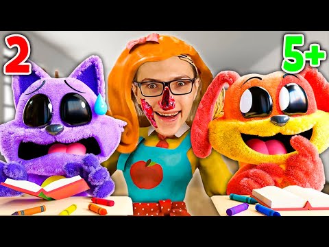 Видео: КЭТНЭП vs ДОГДЕЙ в ШКОЛЕ МОНСТРОВ 🙀 ПОППИ ПЛЕЙТАЙМ
