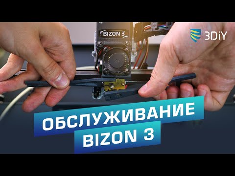 Видео: #ТехПоддержка | Обслуживание 3D принтера Bizon 3