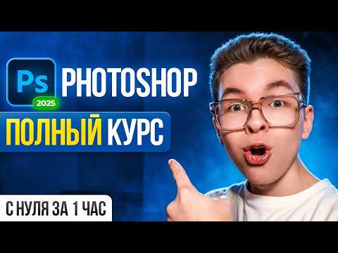 Видео: PHOTOSHOP С НУЛЯ ЗА 1 ЧАС: Полный курс для новичков в одном уроке