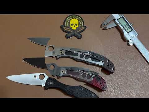 Видео: Механіка на китайських ножах-репліках з беклоком на прикладі Spyderco "Endura"