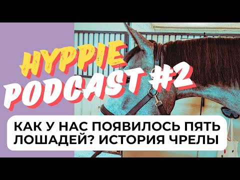 Видео: HyppiePodcast #2 Как у нас появилось пять лошадей? История спасения Чрелы. Наша конная семья 💋