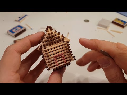 Видео: Как СОБРАТЬ ДОМИК из СПИЧЕК