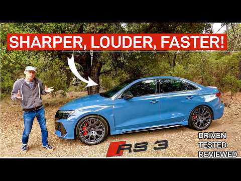 Видео: Audi RS3 2025 года — РЕЗЧЕ, ГРОМЧЕ и БЫСТРЕЕ!