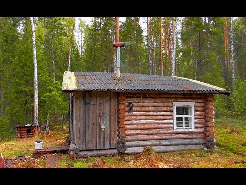 Видео: Поход в таёжную избу /Новая будка для Тулана/ 3 серия