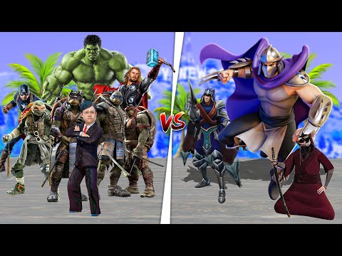 Видео: Супергеройлар мен Черепашки ниндзя Шреддердің інісіне қарсы шығып Сплинтерді құтқарды! (GTA V)