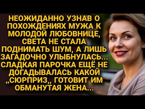 Видео: Узнав о любовнице мужа, не стала поднимать шум, а улыбнулась - парочка ещё не знала...