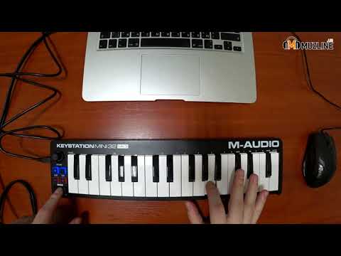 Видео: M-Audio Keystation Mini 32 MK3 Обзор (Overview), Демонстрация (Demonstration)