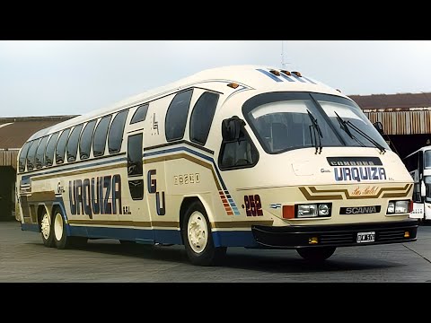 Видео: Необычный аргентинский пассажирский автобус Scania K112 Bus Bala