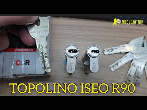 Видео: Инструмент Topolino ISEO R90 для итальянских замков 
