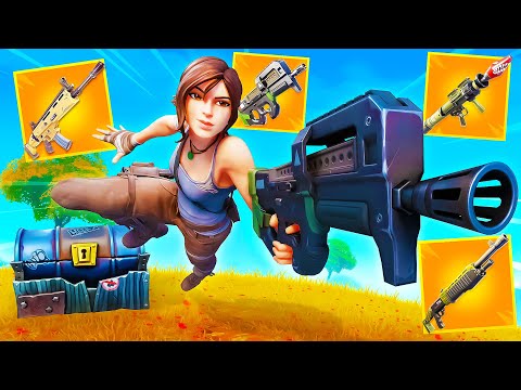 Видео: ИЗПОЛЗВАМ САМО ОРЪЖИЯ ОТ *НОВИЯТ* BUNKER CHEST ЗА ДА СПЕЧЕЛЯ ВЪВ FORTNITE СЕЗОН 6?!