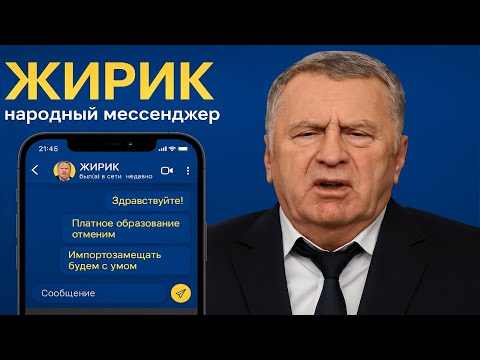 Видео: Жириновский РАЗНЕС MAX и Telegram. Мессенджер "Жирик"