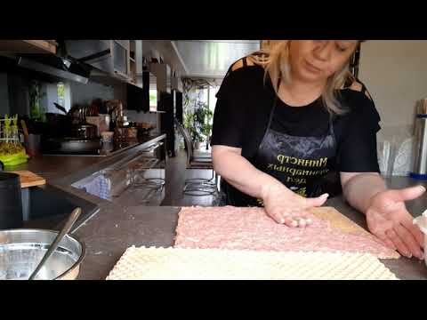 Видео: Вафельные коржи с фаршем😊