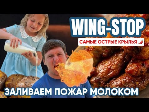 Видео: Я попробовал САМЫЕ ОСТРЫЕ крылья Америки! Wingstop — это ЖЕСТЬ 🔥🌶️