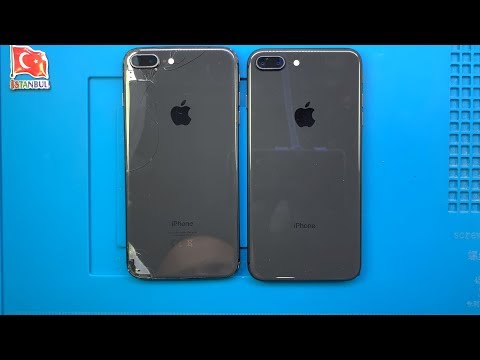 Видео: Замена корпуса iPhone 8 Plus и крышки заднего стекла