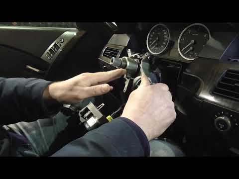 Видео: Заклинило замок зажигания BMW e60 как добраться и решение проблемы