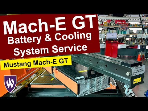 Видео: Обслуживание аккумулятора и системы охлаждения Mustang Mach E GT