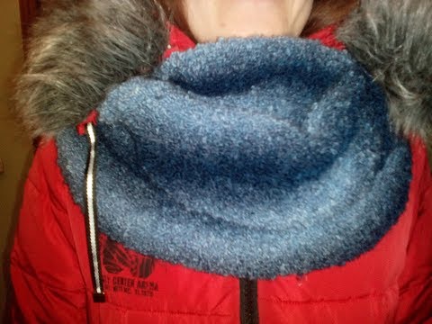 Видео: Снуд из пряжи Alize Fancy Alpaca Rainbow