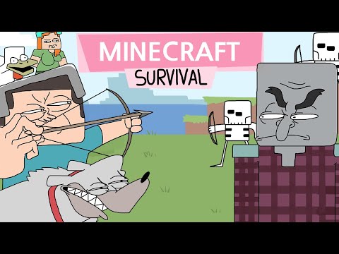 Видео: MINECRAFT - ОБЫЧНЫЙ ДЕНЬ (АНИМАЦИЯ)