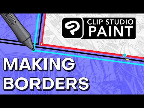Видео: Создание панелей комиксов в Clip Studio Paint