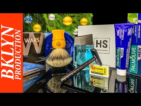 Видео: 💈 Агрессивное бритьё: Henson Razor лезвие Feather помазок Frank Shaving Wars крем  Palmolive COOL 🔥🤘