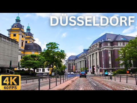 Видео: Автомобильный Тур 4K: Дюссельдорф Германия 🇩🇪 | Городское Путешествие