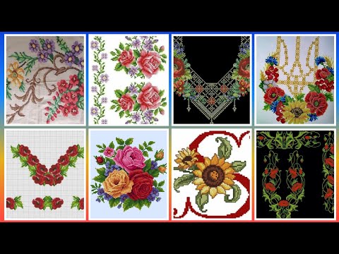 Видео: #1 Самые красивые и уникальные новые схемы для вышивки крестом для всего #CrossStitchDesign#Trend