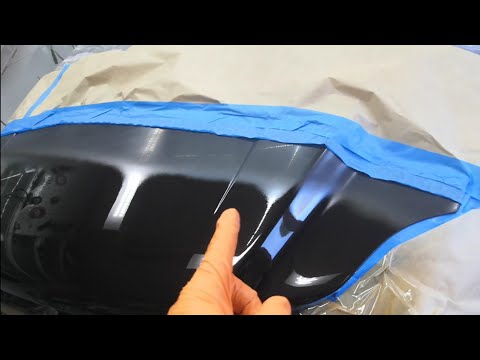 Видео: Покраска капота в переход Volvo xc90