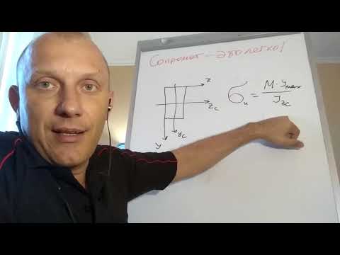 Видео: Моменты инерции простейших фигур. Оси центральные и главные. Что это и где. #сопромат