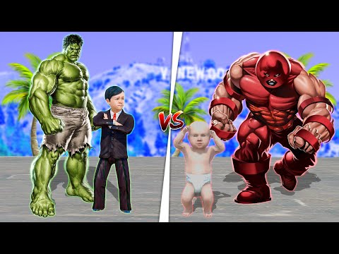 Видео: Кішкентай Джонни мен Халк Джагернаутты айырды! (GTA V)