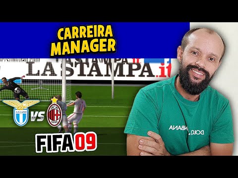 Видео: Режим карьеры в FIFA 09 Wii — «Лацио» против «Милана» | Эпическая классика Серии А